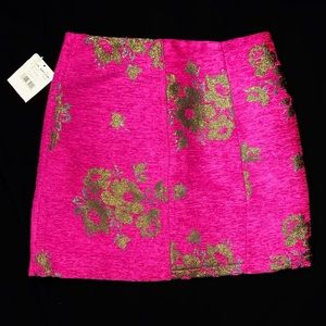 Free People Magenta Mini Skirt